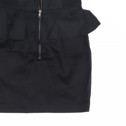 H&M Womens Black   Mini Skirt Size 10