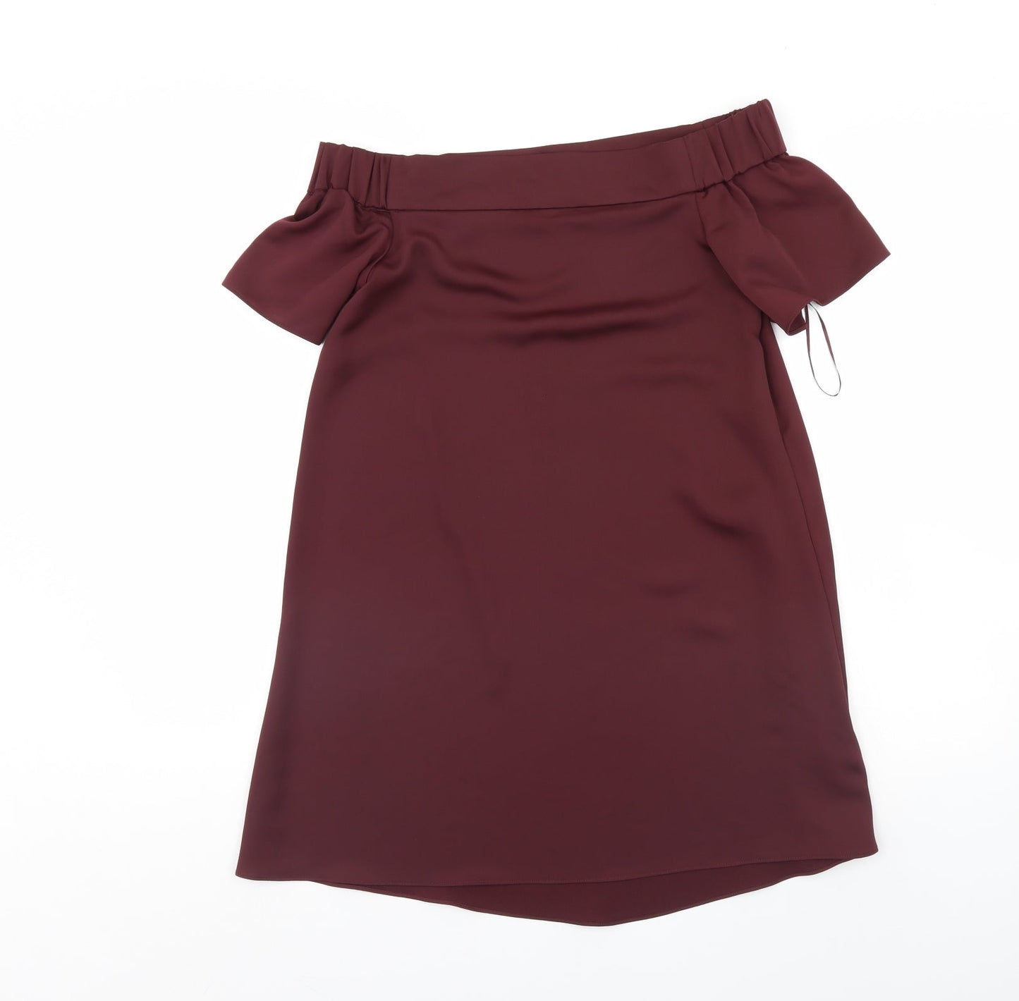Womens UK Size 6 New Look Purple Basic Blouse