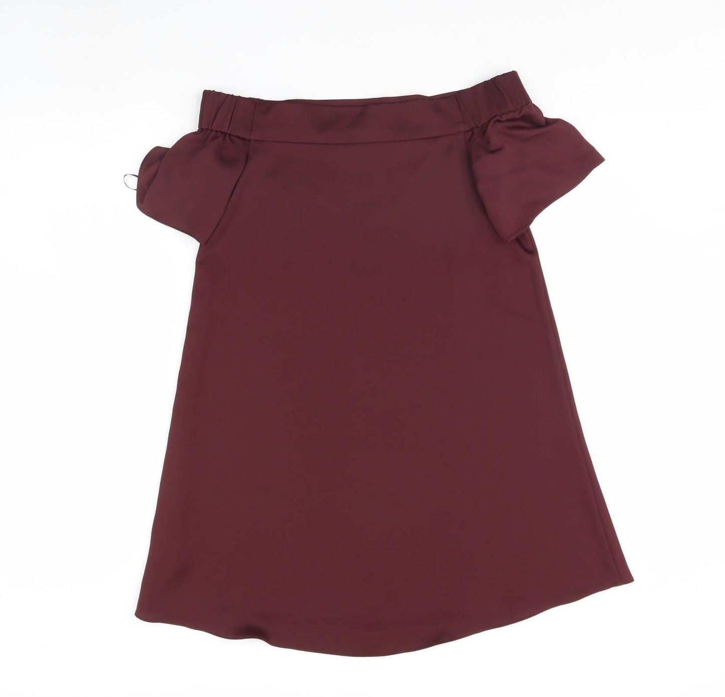 Womens UK Size 6 New Look Purple Basic Blouse