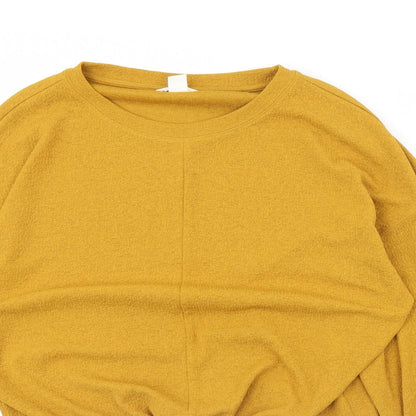 Womens UK Size S H&M Yellow Pullover Jumper