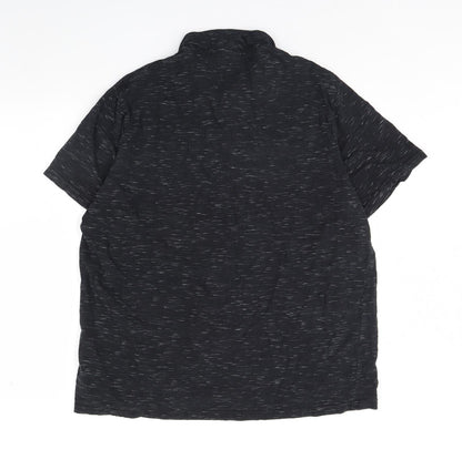 George Mens Black    Polo Size L