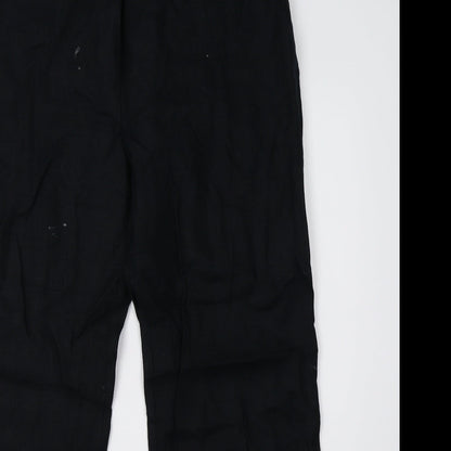 Womens UK Size 14 Marks and Spencer Regular Fit  Black Trousers