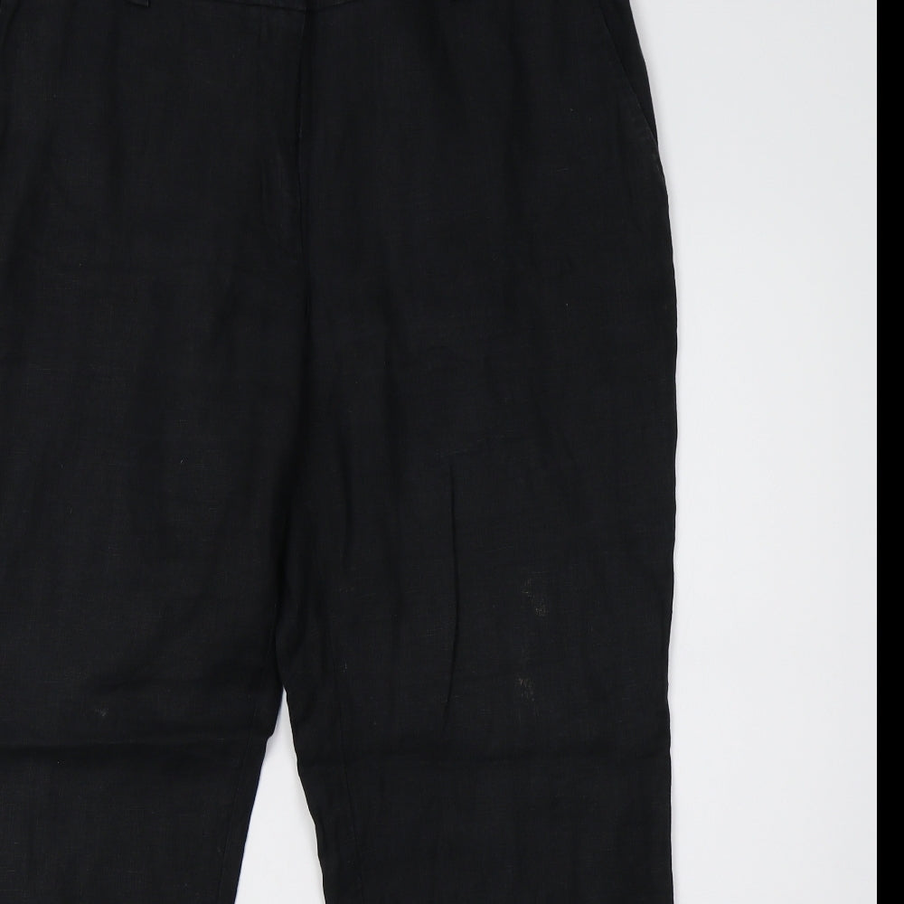 hennes Womens Black   Trousers  Size 18 L28 in