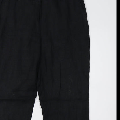 hennes Womens Black   Trousers  Size 18 L28 in