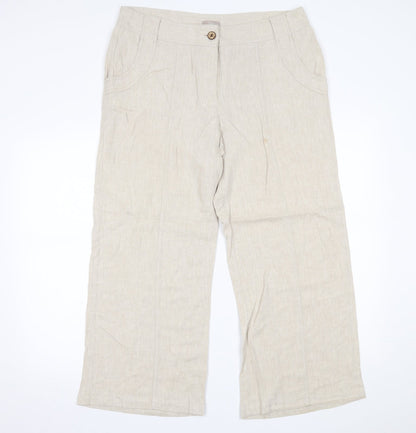 Soon Womens Beige   Trousers  Size 16 L25 in