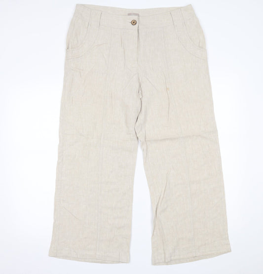 Soon Womens Beige   Trousers  Size 16 L25 in