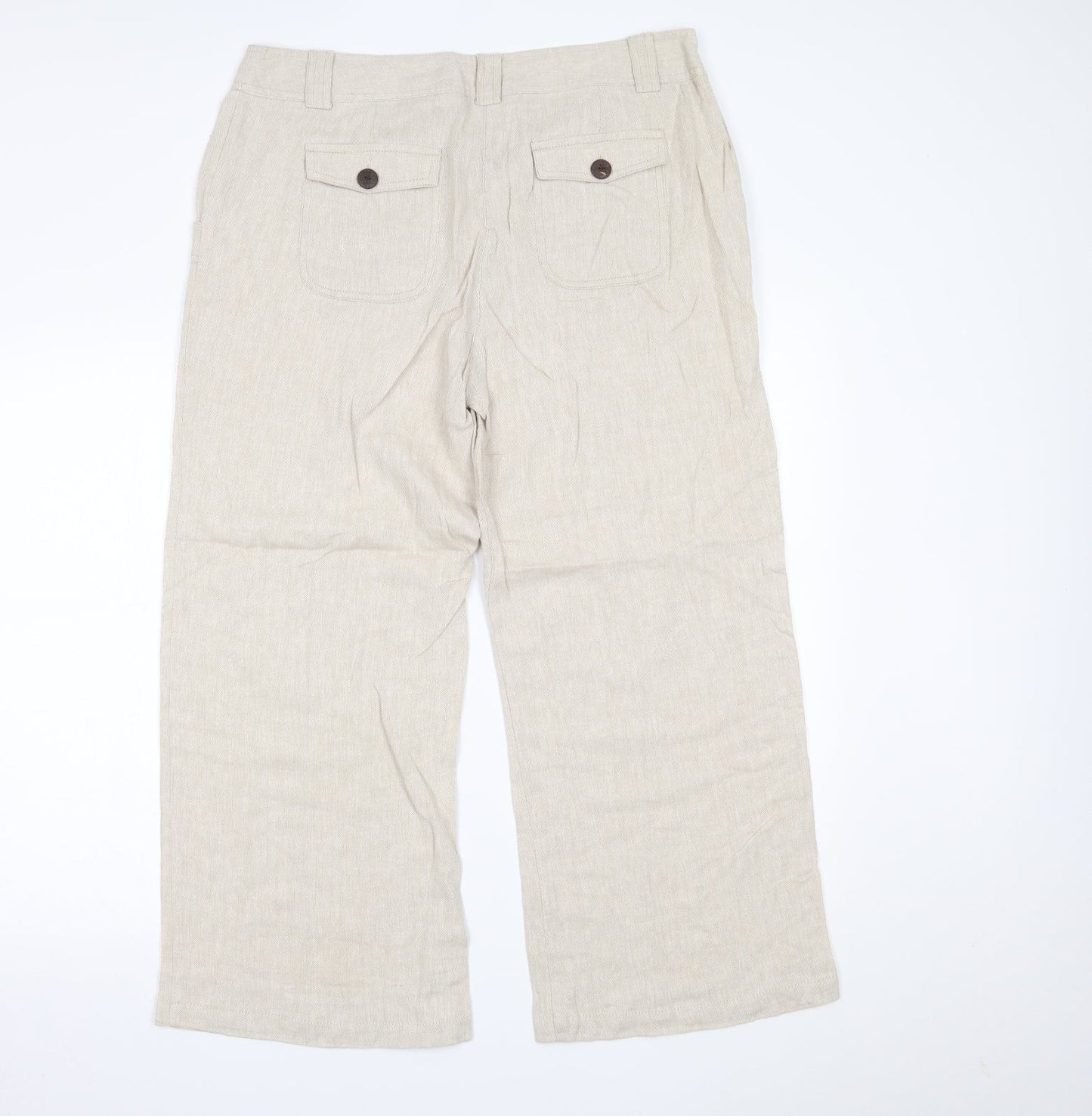 Soon Womens Beige   Trousers  Size 16 L25 in
