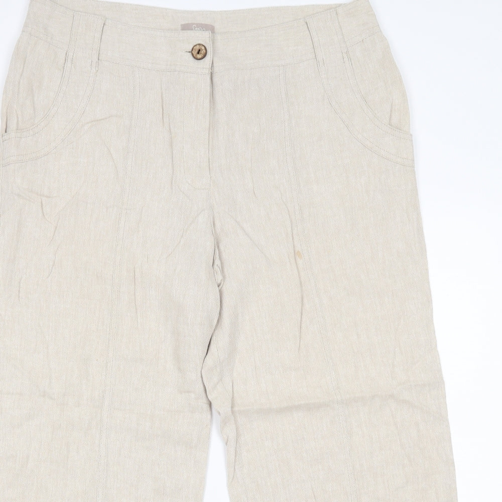 Soon Womens Beige   Trousers  Size 16 L25 in