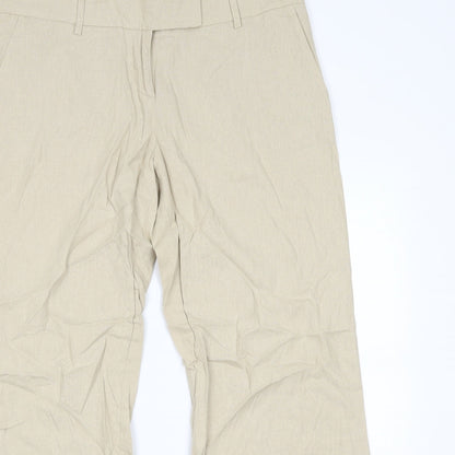 Todays Woman Womens Beige   Trousers  Size 16 L28 in