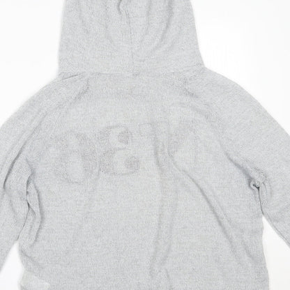 H&M Womens Grey   Pullover Hoodie Size M