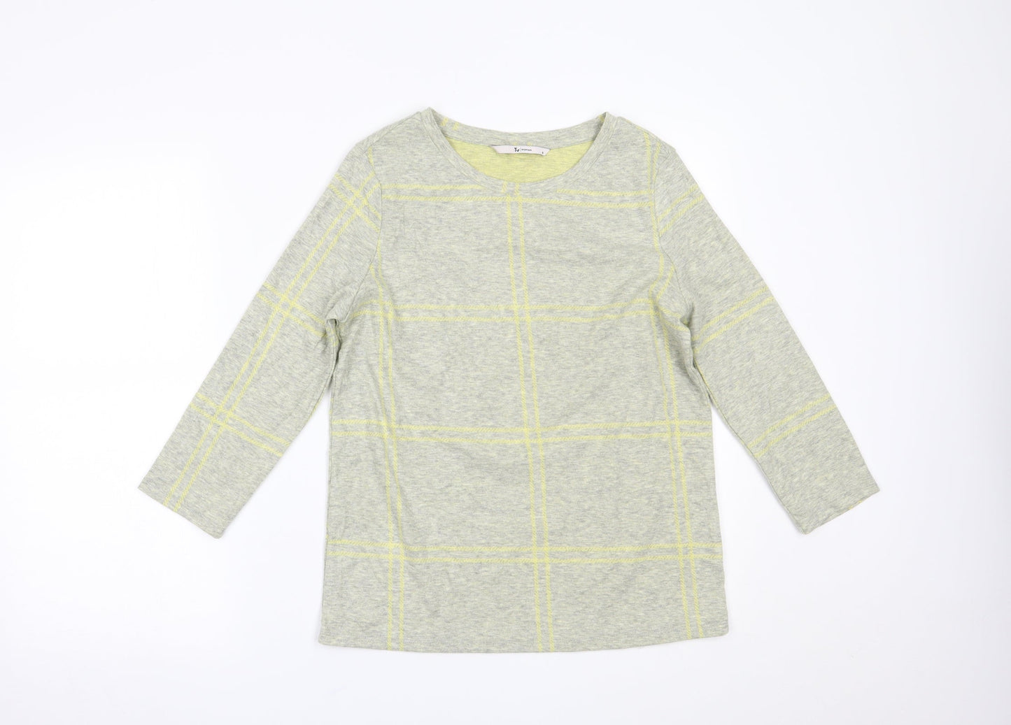 Womens UK Size 8 TU Yellow Basic Blouse