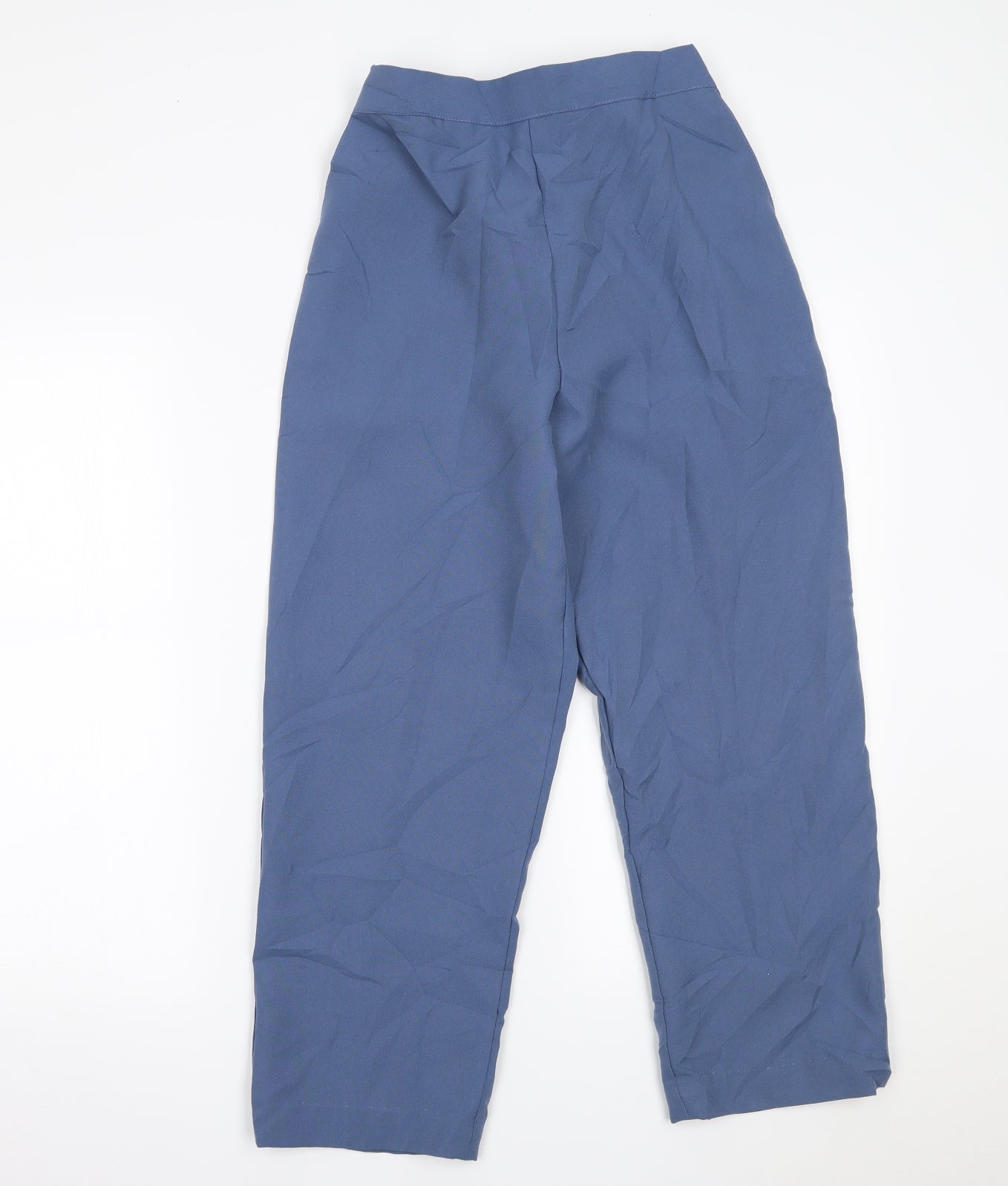 Womens UK Size 14 Preworn Regular Fit  Blue Trousers