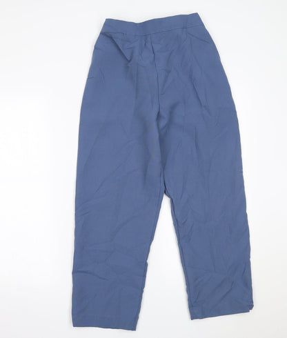 Womens UK Size 14 Preworn Regular Fit  Blue Trousers