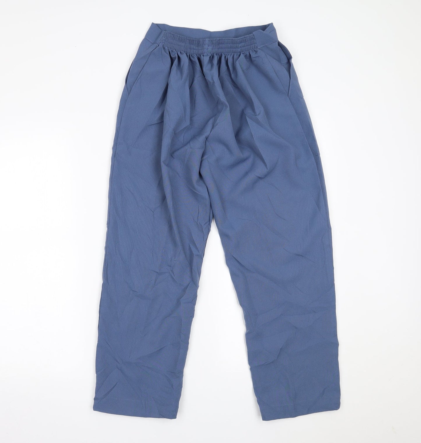 Womens UK Size 14 Preworn Regular Fit  Blue Trousers