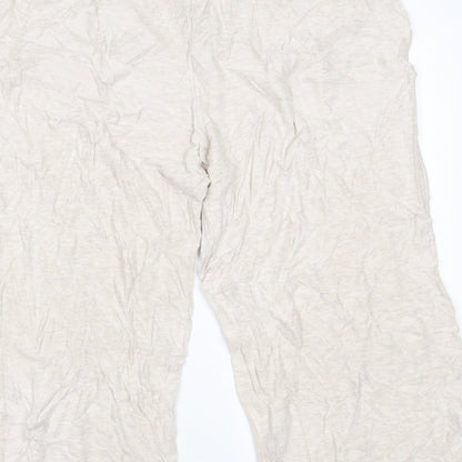Womens UK Size 16 Marks and Spencer Regular Fit Sweatpants Beige Trousers