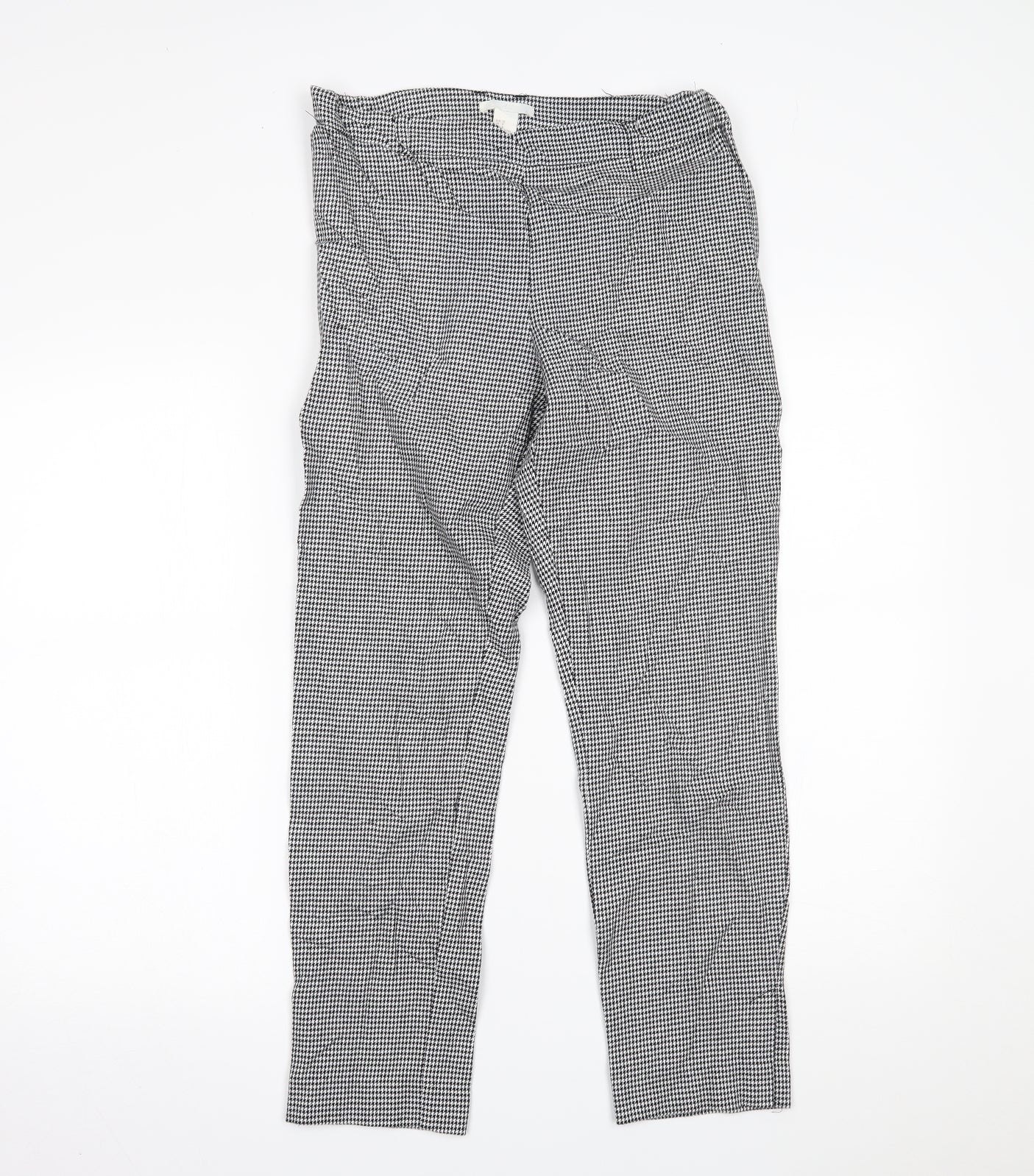 Womens UK Size 10 H&M Regular Fit  Black Trousers
