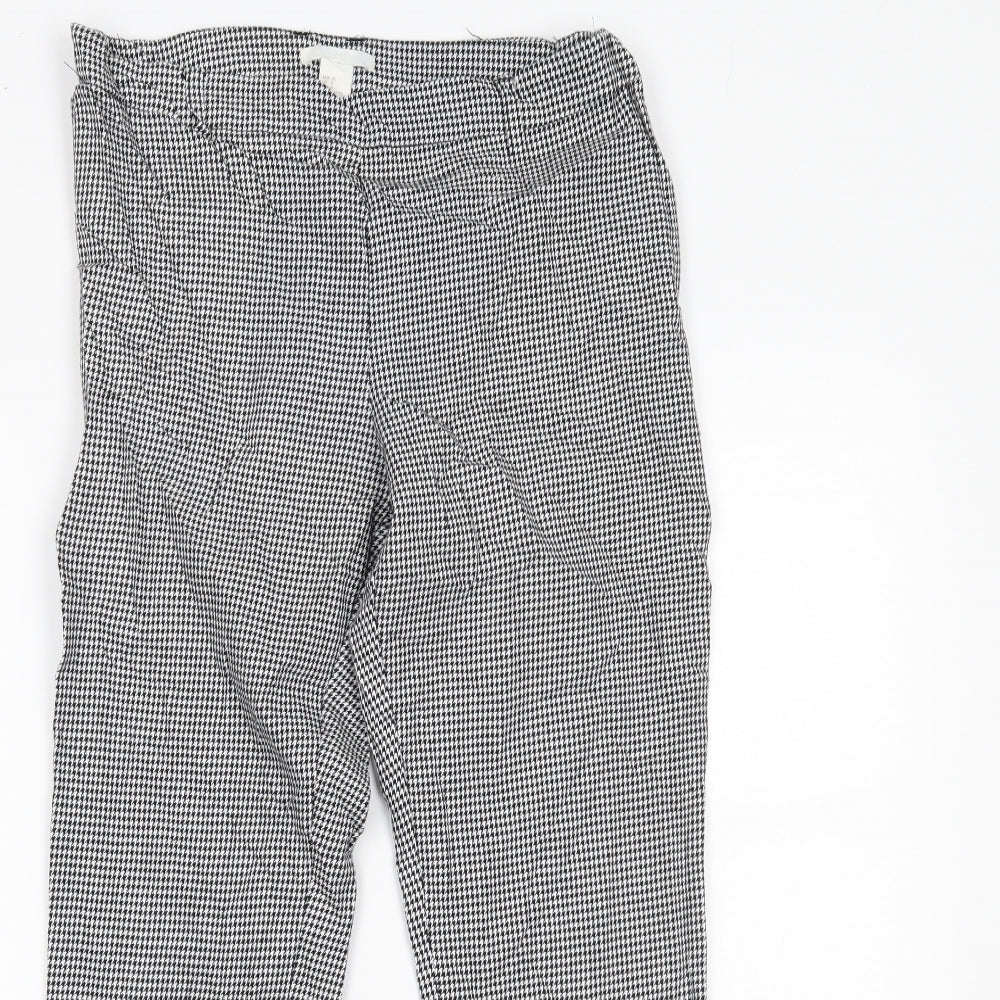 Womens UK Size 10 H&M Regular Fit  Black Trousers