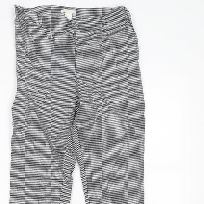 Womens UK Size 10 H&M Regular Fit  Black Trousers