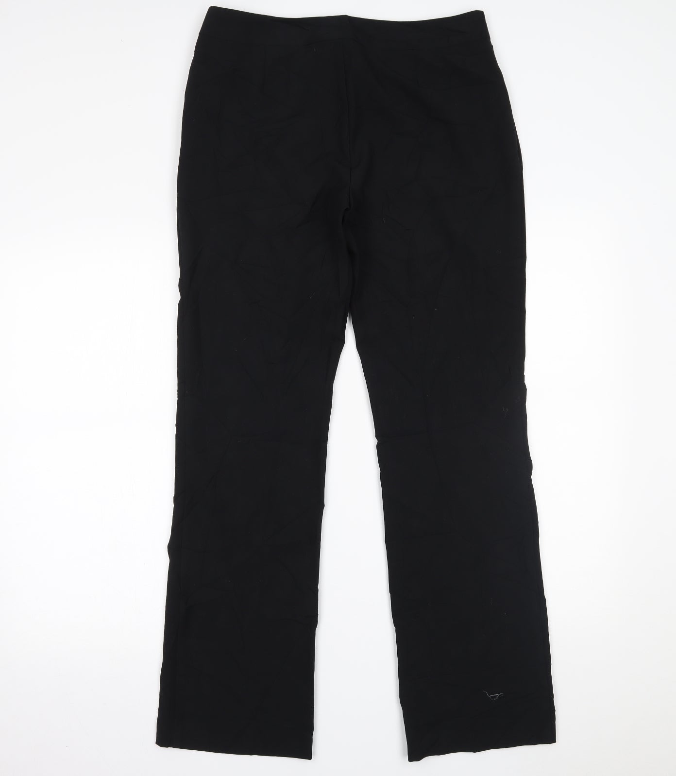 Womens UK Size 10 Marks and Spencer Regular Fit  Black Trousers