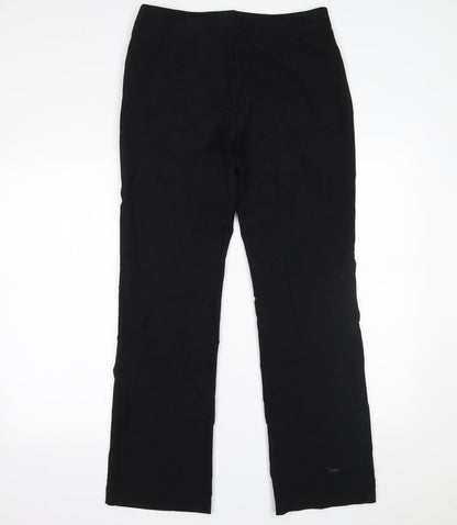 Womens UK Size 10 Marks and Spencer Regular Fit  Black Trousers