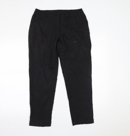 Womens UK Size 10 Dorothy Perkins Regular Fit  Black Trousers
