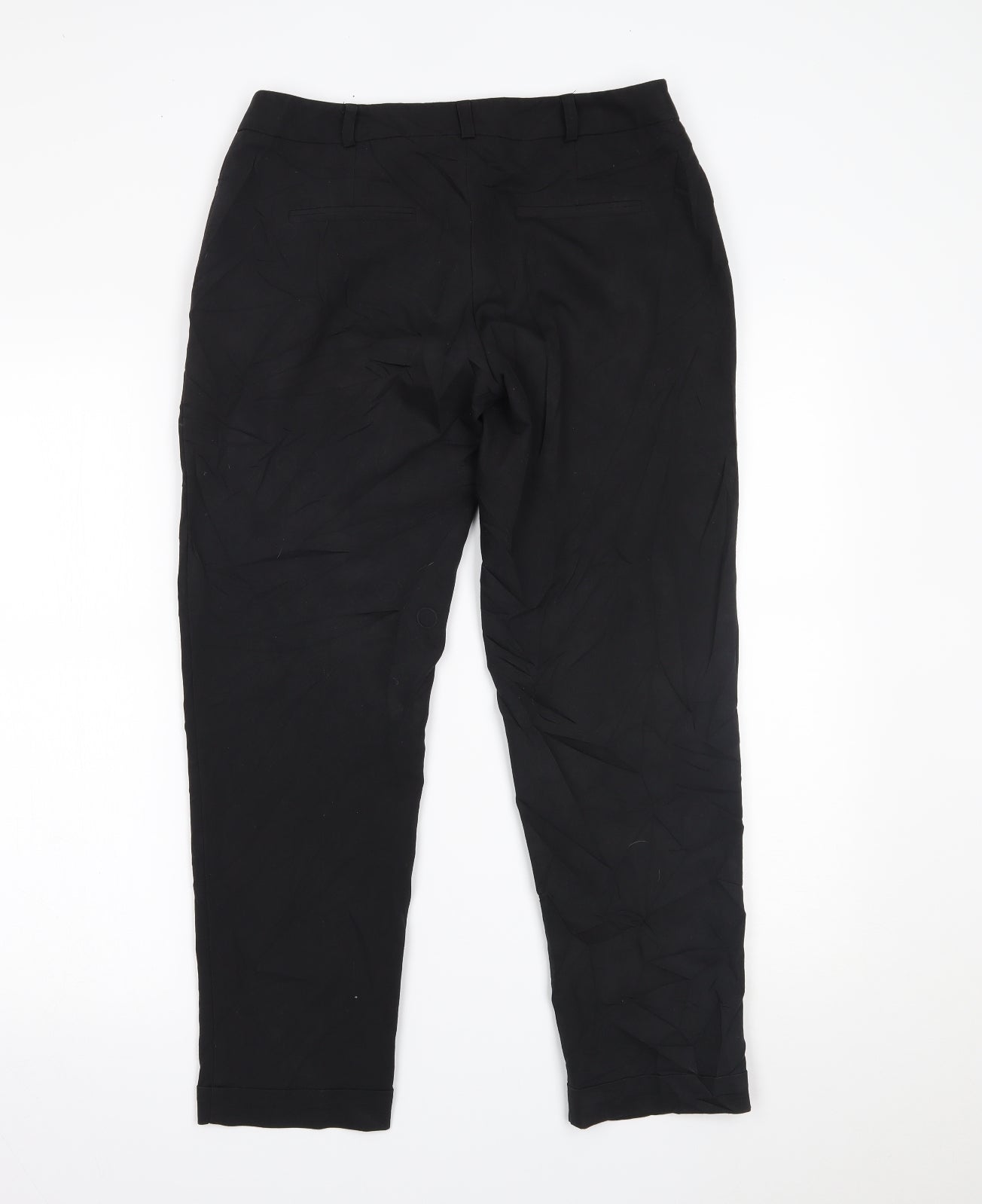 Womens UK Size 10 Dorothy Perkins Regular Fit  Black Trousers