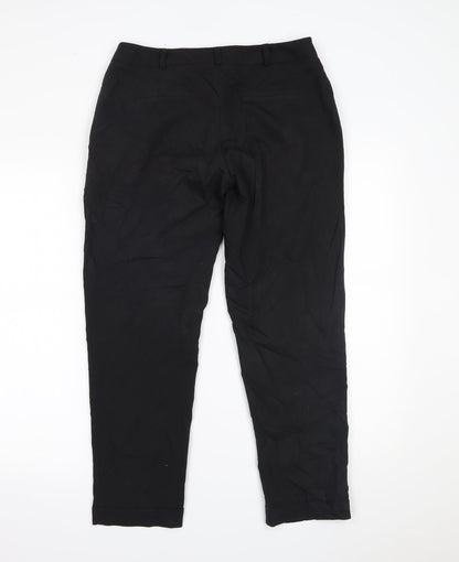 Womens UK Size 10 Dorothy Perkins Regular Fit  Black Trousers