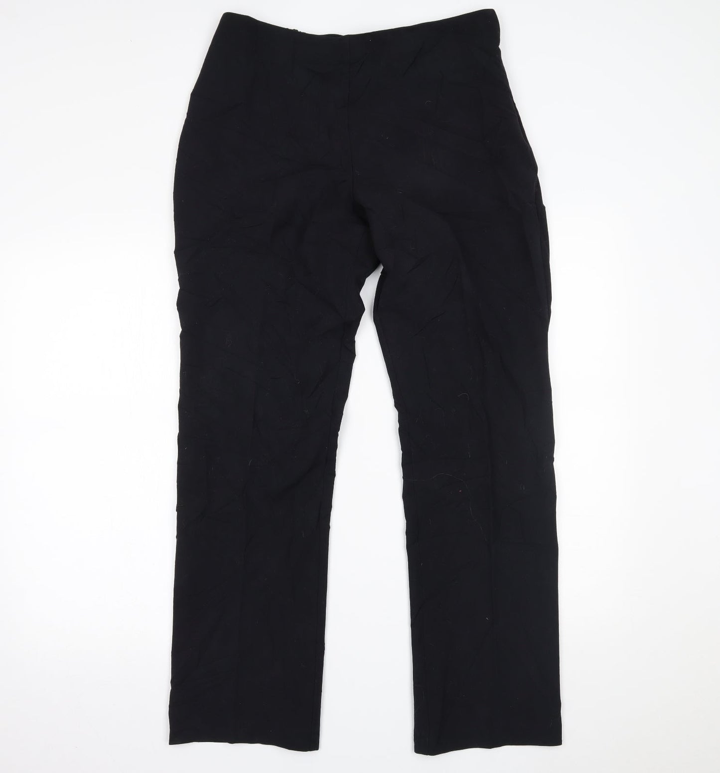 Womens UK Size 12 Marks and Spencer Regular Fit  Black Trousers