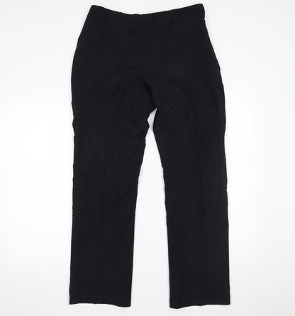 Womens UK Size 12 Marks and Spencer Regular Fit  Black Trousers