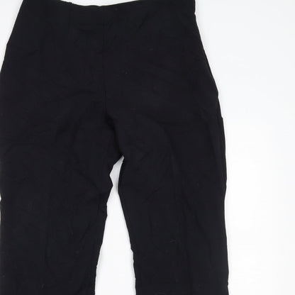 Womens UK Size 12 Marks and Spencer Regular Fit  Black Trousers