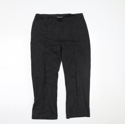 Bonmarché Womens Grey   Trousers  Size 12 L22 in