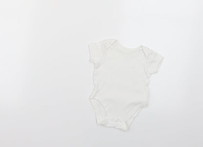 George Baby White   Babygrow One-Piece Size 0-3 Months