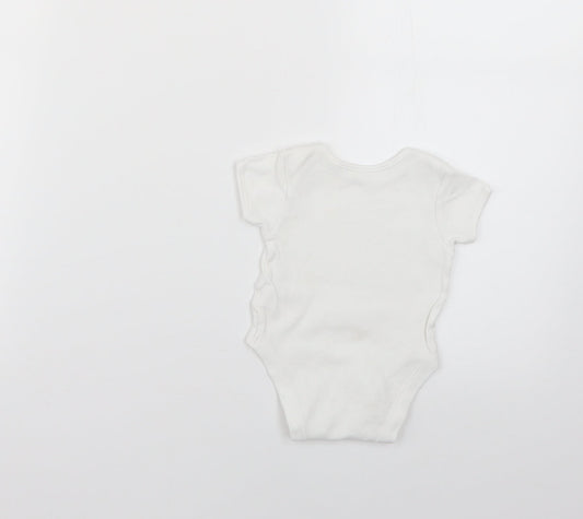 George Baby White   Babygrow One-Piece Size 0-3 Months