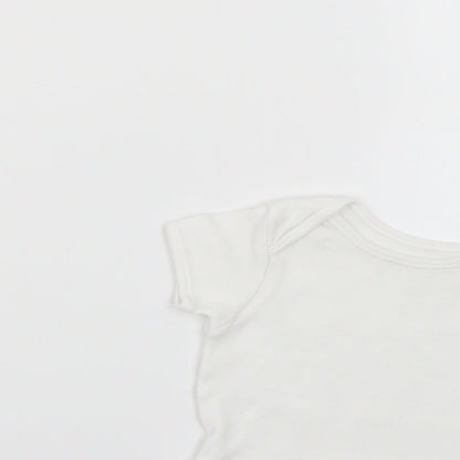 George Baby White   Babygrow One-Piece Size 0-3 Months
