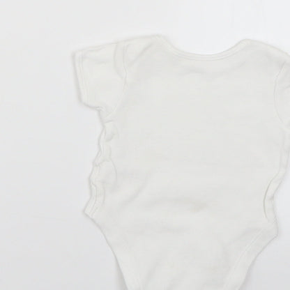 George Baby White   Babygrow One-Piece Size 0-3 Months