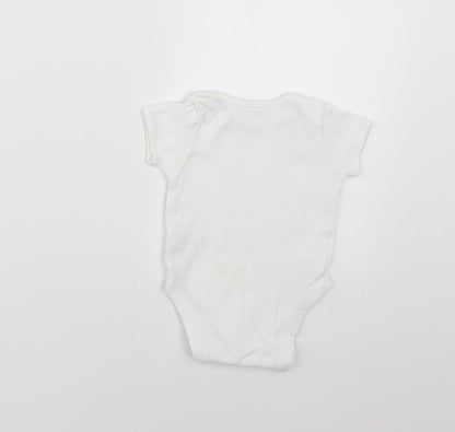 George Baby White   Babygrow One-Piece Size 0-3 Months