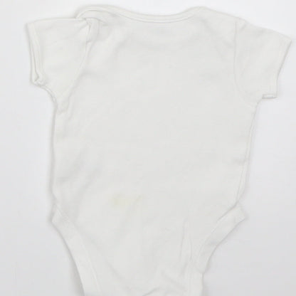 George Baby White   Babygrow One-Piece Size 0-3 Months