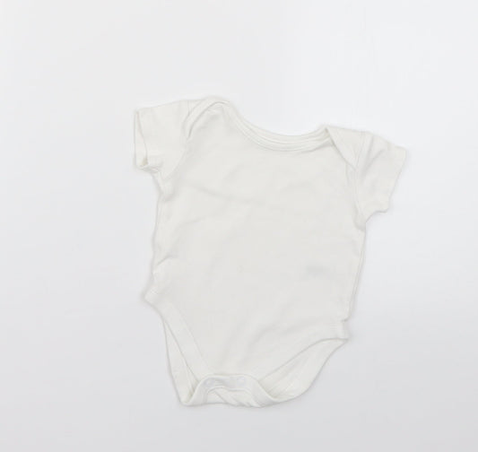 Nutmeg Baby White   Babygrow One-Piece Size 0-3 Months