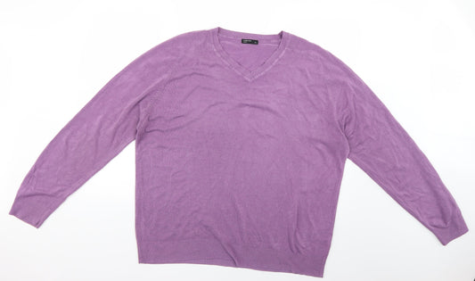 Cedar Wood State Mens Purple   Pullover Jumper Size XL