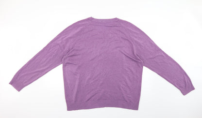 Cedar Wood State Mens Purple   Pullover Jumper Size XL