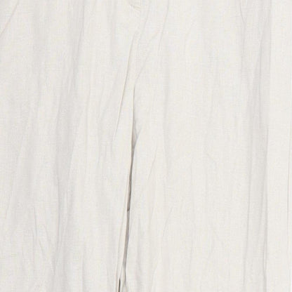 Womens UK Size 14 BHS Regular Fit  Beige Trousers