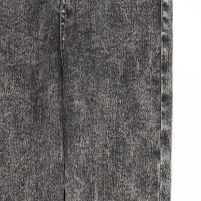 Denim & Co. Womens Grey   Skinny Jeans Size 10 L26 in