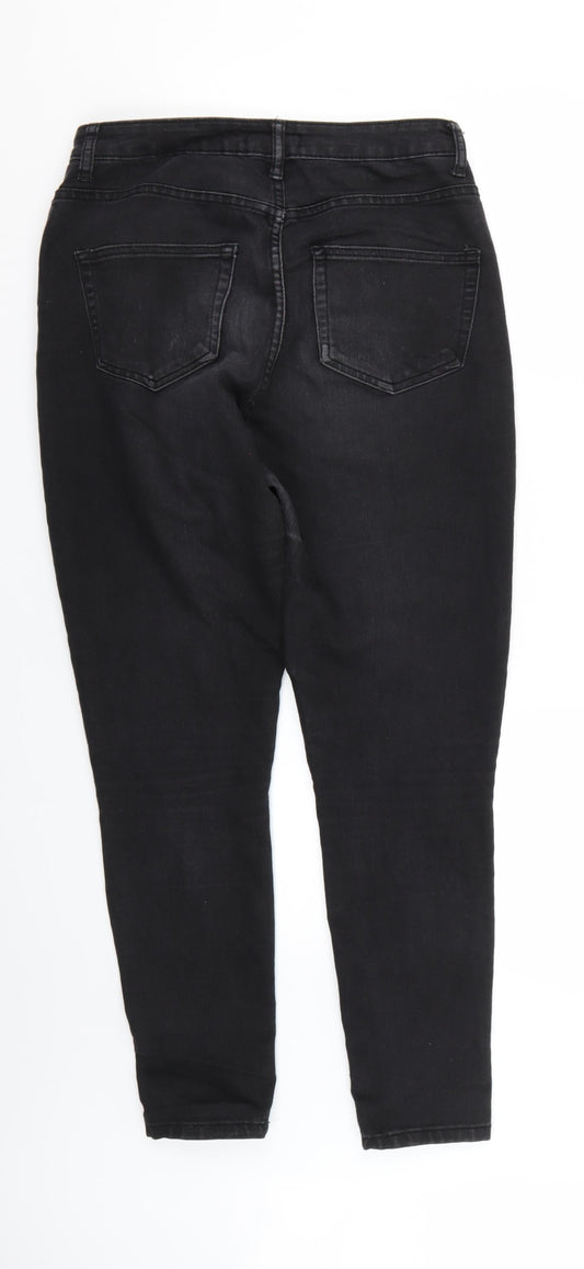 Boohoo Womens Black   Skinny Jeans Size 12 L25 in