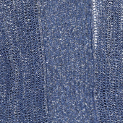 Womens UK Size S Warehouse Blue Cardigan Jumper