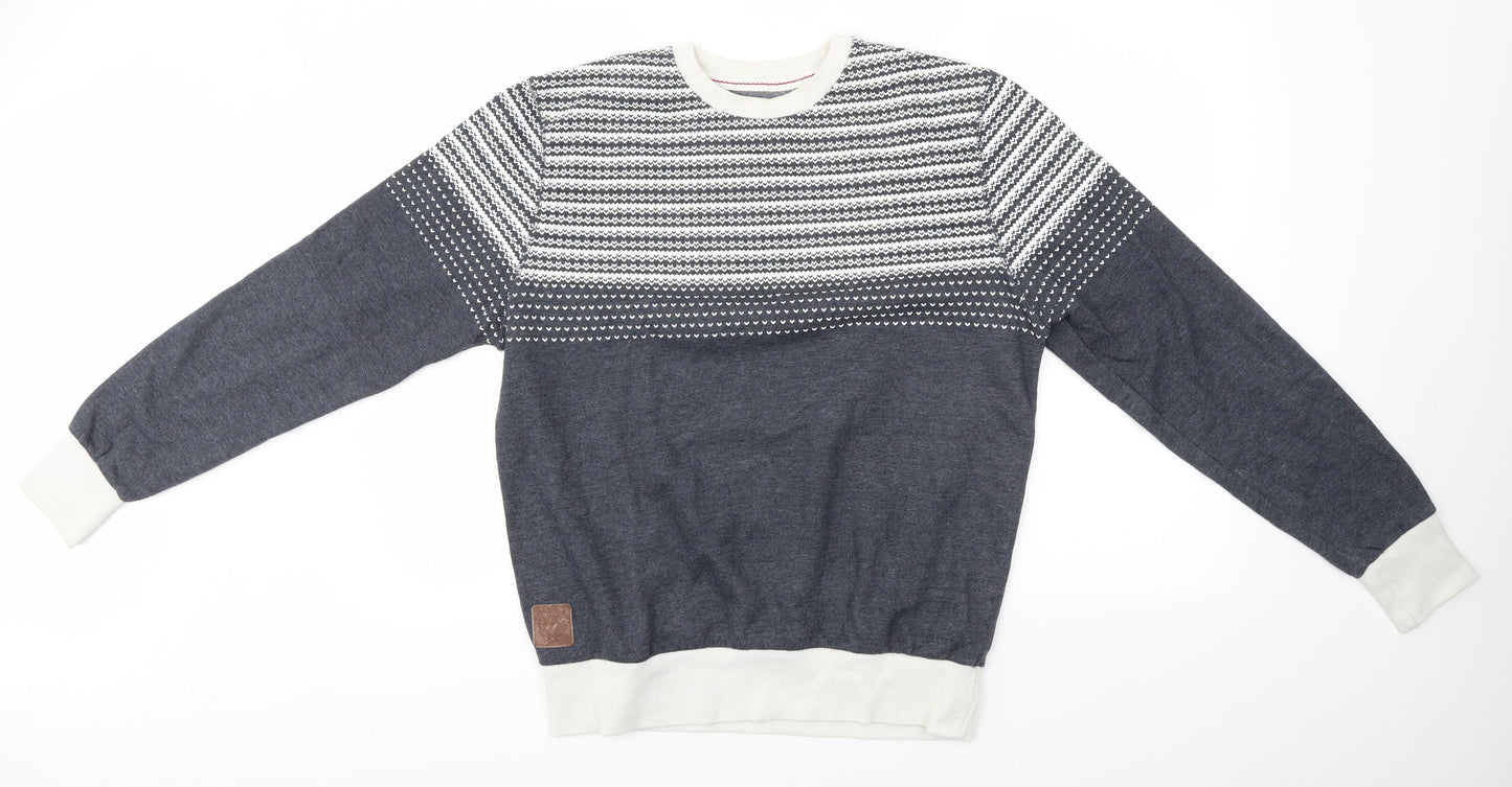 Preworn Mens Multicoloured   Pullover Jumper Size M  - Festive