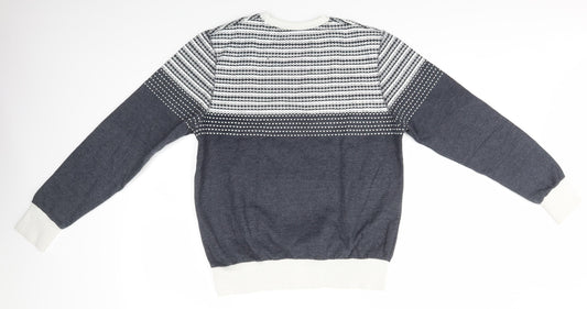 Preworn Mens Multicoloured   Pullover Jumper Size M  - Festive