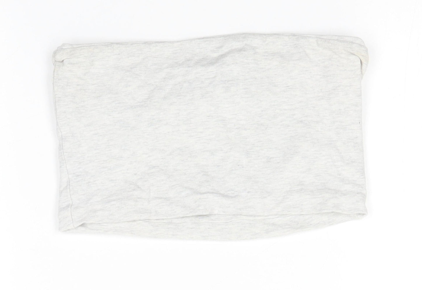 Topshop Womens Grey   Cropped Blouse Size 6
