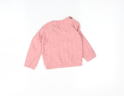 TU Baby Pink Spotted  Basic T-Shirt Size 12-18 Months
