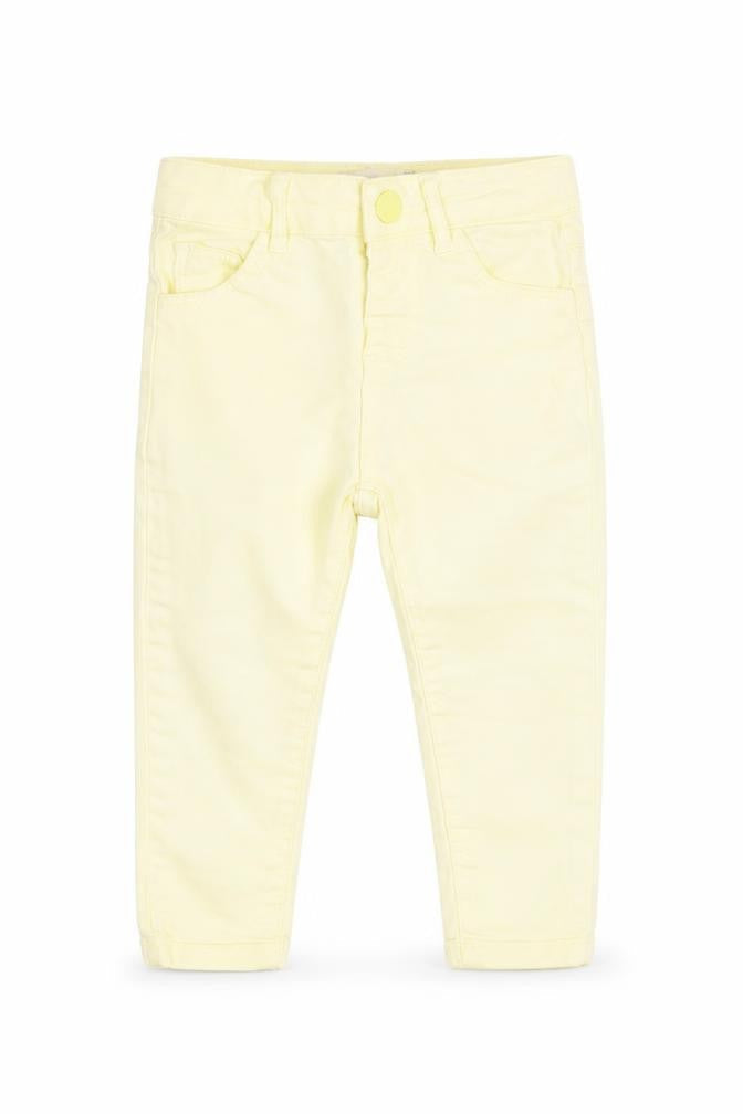 Front view of Zara Baby Yellow Trousers, size 12-18, Months