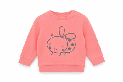 F&F Girls Pink   Pullover Jumper Size 0-3 Months  - Bee